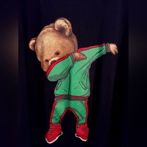 Men's Hardten T-Shirt Dabbing Bear, 3X, Preowned in Excellent Condition